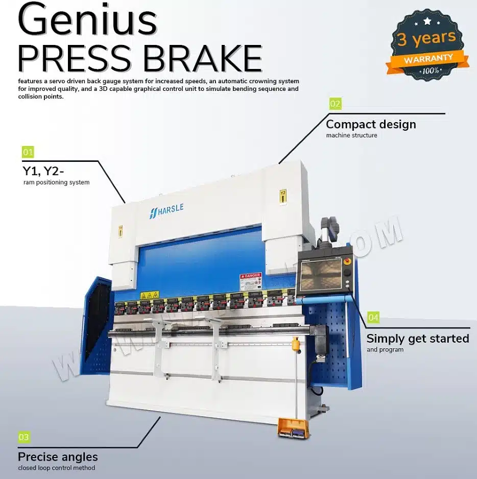 2500 CNC Press Brake with DA66T Bending Machine 1 Prensa dobradeira CNC