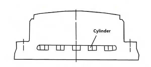 How to Compensate for Press Brake Deflection 11 1-9 Slider hydraulic cylinder adding convex device