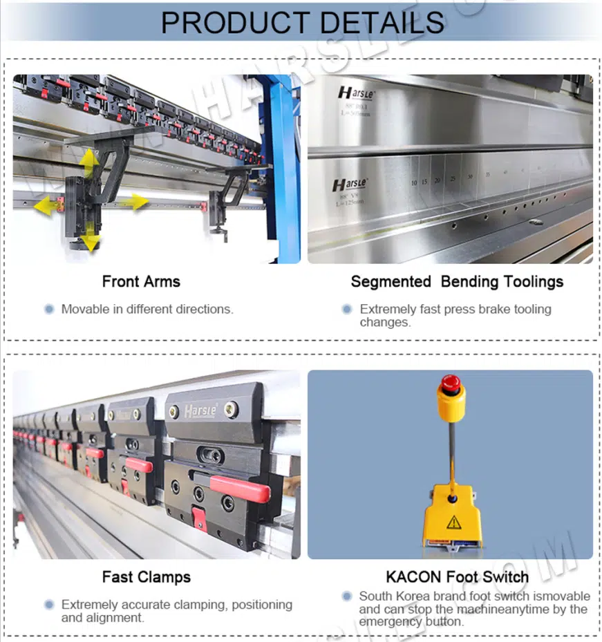Press Brake Manufacturers With DA58T 250T3200mm 2 Press Brake Manufacturers With DA58T 250T3200mm