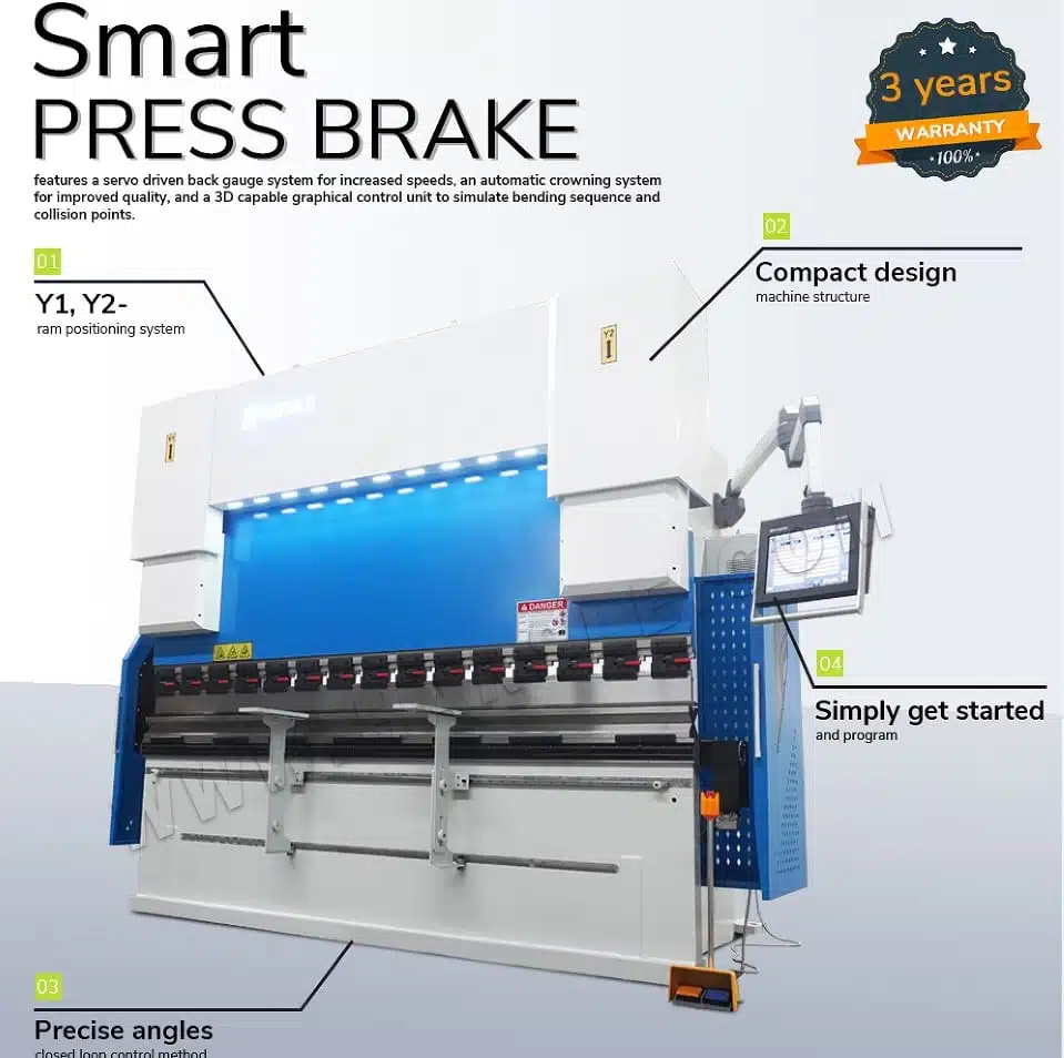 200T4000mm CNC Bending Machine
